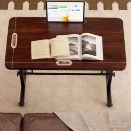 NESTLUNE Desk Standing Desk Home Office in Brown - Size: 100 cm x 15 cm - thumbnail 4