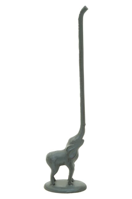 Orsina Fauna Elephant Toilet Roll Holder With Tail in Grey - image 1