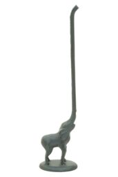 Orsina Fauna Elephant Toilet Roll Holder With Tail in Grey - thumbnail 1