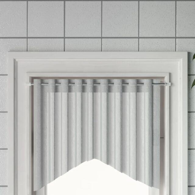 Berkfield Home Curtain Rails 2 pcs White & Silver 40-60 cm Aluminium - image 1