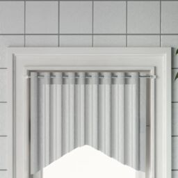 Berkfield Home Curtain Rails 2 pcs White & Silver 40-60 cm Aluminium - thumbnail 1