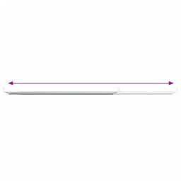 Berkfield Home Curtain Rails 2 pcs White & Silver 40-60 cm Aluminium - thumbnail 5