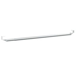 Berkfield Home Curtain Rails 2 pcs White & Silver 40-60 cm Aluminium - thumbnail 3