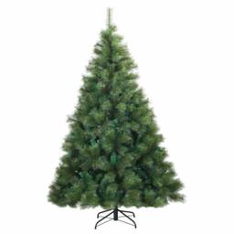 Berkfield Home Realistic Artificial Christmas Tree with 300 LEDs Green 180 cm PE - thumbnail 5