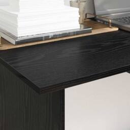 Berkfield Home Durable Desk with Drawer Black oak 100 x 50 x 76 cm Engineered wood - thumbnail 4