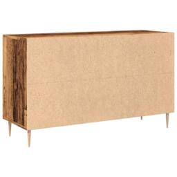 Berkfield Home Sideboard Old Wood 100x36x60 cm Engineered Wood in Brown - Size: 100 x 36 x 60 cm - thumbnail 6