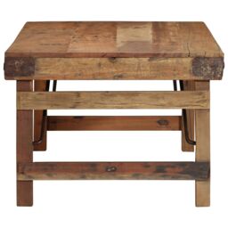 Berkfield Home Coffee Table 110x55x40 cm Solid Wood Reclaimed in Brown - Size: 110 x 55 x 40 cm - thumbnail 4