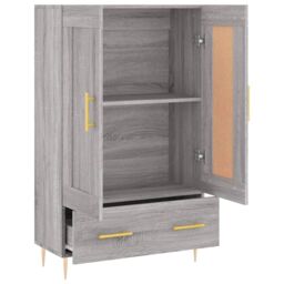 Berkfield Home Highboard Grey Sonoma 69.5x31x115 cm Engineered Wood - thumbnail 6