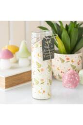 KDMD Fairy Folklore Moss & Sandalwood Candle - 55hr Scented Glass Tube in White