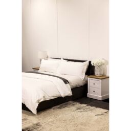 Lemon Pavilion Furniture Devon Bedside Cabinet - L39.5 x W45.9 x H55.2 cm - White - Size: 1 Pack - thumbnail 4