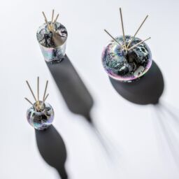 Sienna Glass Reed Diffuser Silver Oval - thumbnail 3