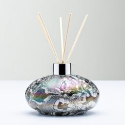 Sienna Glass Reed Diffuser Silver Oval