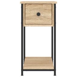 Berkfield Home Bedside Cabinets 2 pcs Sonoma Oak 30x60x60 cm Engineered Wood in Brown - Size: 30 x 60 x 60 cm - thumbnail 6