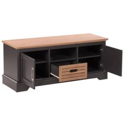 Wyld and Coco Grey TV Stand for Up to 52 Inch TVs 2 Cabinets and Drawer - thumbnail 6