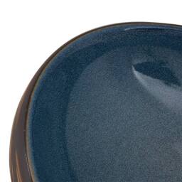 Berkfield Home Countertop Basin Brown & Blue Oval 59x40x15 cm Ceramic - Size: 59 x 40 x 15 cm - thumbnail 7