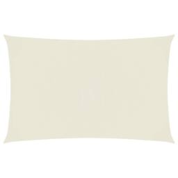 Berkfield Home Sunshade Sail Oxford Fabric Rectangular 4x7 m Cream in Beige - thumbnail 2
