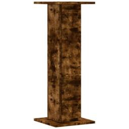 Berkfield Home Plant Stands 2 pcs Smoked Oak 30x30x80 cm Engineered Wood in Brown - Size: 30 x 30 x 80 cm - thumbnail 7
