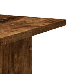 Berkfield Home Plant Stands 2 pcs Smoked Oak 30x30x80 cm Engineered Wood in Brown - Size: 30 x 30 x 80 cm - thumbnail 8