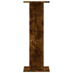 Berkfield Home Plant Stands 2 pcs Smoked Oak 30x30x80 cm Engineered Wood in Brown - Size: 30 x 30 x 80 cm - thumbnail 4