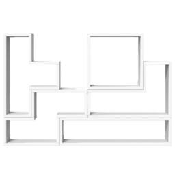 Berkfield Home Wall Shelf White 96x12x64 cm Engineered Wood - Size: 96 x 12 x 64 cm - thumbnail 5