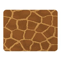 Benjamin Tate Design Giraffe Print Blanket in Natural - Size: 120 cm x 150 cm - thumbnail 1