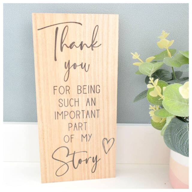 Amaya Rose Ltd Thank You For Being Such An Important Part Of My Story. Teacher Gift in Beige