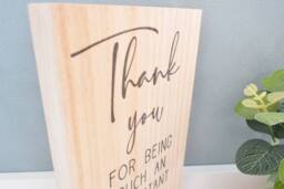 Amaya Rose Ltd Thank You For Being Such An Important Part Of My Story. Teacher Gift in Beige - thumbnail 6