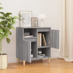 Berkfield Home Sideboard Grey Sonoma 60x35x70 cm Engineered Wood - Size: 60 x 35 x 70 cm - thumbnail 3
