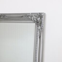 Melody Maison Tall Silver Ornate Bevelled Mirror 47cm X 142cm - Size: 47 cm X 142 cm - thumbnail 6