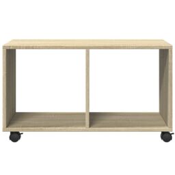 Berkfield Home vidaXL¬†Rolling¬†Cabinet¬†Sonoma Oak 72x33x42.5 cm Engineered Wood in Brown - thumbnail 5