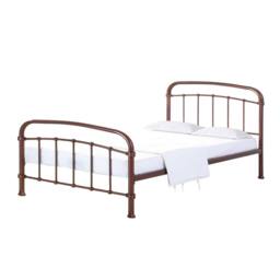 Lemon Pavilion Furniture 4.6 Feet Halston Double Bed - Metal - L200 x W146 x H113 cm - Copper in Brown - thumbnail 1