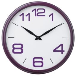 Orsina Maison by Premier Plastic Frame Wall Clock in Purple - thumbnail 1