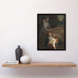 Artery8 Magnus Enckell Prayer in the Garden of Gethsemane Framed Art Print - Size: A4 - thumbnail 4