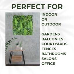 Ark Mat Vinewell Artificial Plant Wall Panel 100x100cm - Indoor & Outdoor in Green - Size: 100x100 cm - thumbnail 4