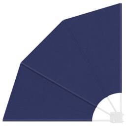 Berkfield Home Modern Balcony Privacy Screen Folding Manual Navy blue 115 x 115 - thumbnail 3