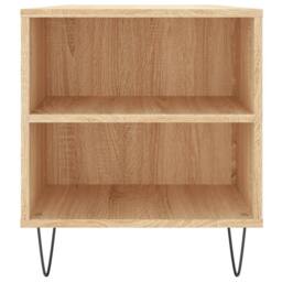 Berkfield Home Modern Coffee Table Sonoma Oak 102x44.5x50 cm Engineered Wood in Light Tan - thumbnail 7