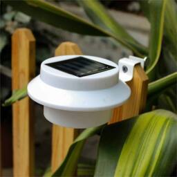 SPETLEK 4x White Solar 3 LED Gutter Lights Outdoor Garden Wall Fence Lamp - thumbnail 5
