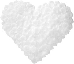 Shatchi 400pcs White Silk Rose Petals Wedding Mothers Day Wedding Confetti Anniversary Table Decorations