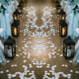 Shatchi 400pcs White Silk Rose Petals Wedding Mothers Day Wedding Confetti Anniversary Table Decorations - thumbnail 5