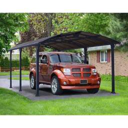 Palram Arcadia Carport 5000 - Polycarbonate - L507 x W359 x H242 cm - Grey - thumbnail 2