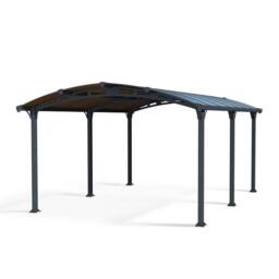 Palram Arcadia Carport 5000 - Polycarbonate - L507 x W359 x H242 cm - Grey - thumbnail 1
