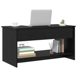 Berkfield Home Coffee Table Black oak 102 x 50 x 52.5 cm Engineered wood - thumbnail 3