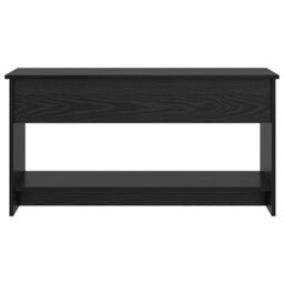 Berkfield Home Coffee Table Black oak 102 x 50 x 52.5 cm Engineered wood - thumbnail 6