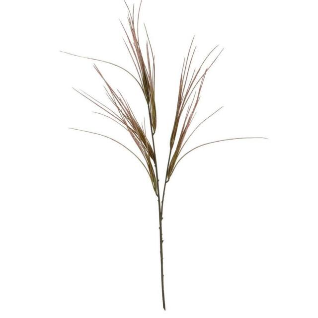 Lemon Pavilion Furniture and Decor Brome Grass Spray Artificial Flower - Plastic - L22xW15xH104 cm Green