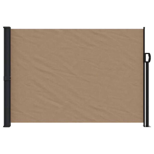 Berkfield Home Retractable Side Awning Taupe 140x500 cm - image 1