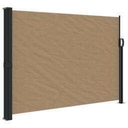 Berkfield Home Retractable Side Awning Taupe 140x500 cm - thumbnail 3