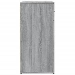 Berkfield Home Sideboards 2 pcs Grey Sonoma 79x38x80 cm Engineered Wood - Size: 79 x 38 x 80 cm - thumbnail 6