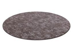 RugsX Round Pozzolana Rug in Brown - Size: 133 cm diameter - thumbnail 4