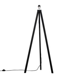 ValueLights Barbro Tripod Floor Light Lamp - Base Only in Black - thumbnail 1