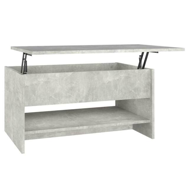 Berkfield Home Coffee Table Concrete Grey 80x50x40 cm Engineered Wood - Size: 80 x 50 x 40 cm - image 1